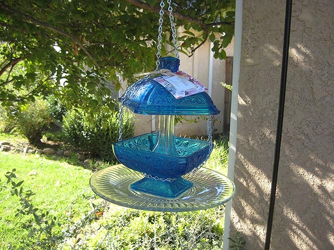 Blue Bird feeder Handmade