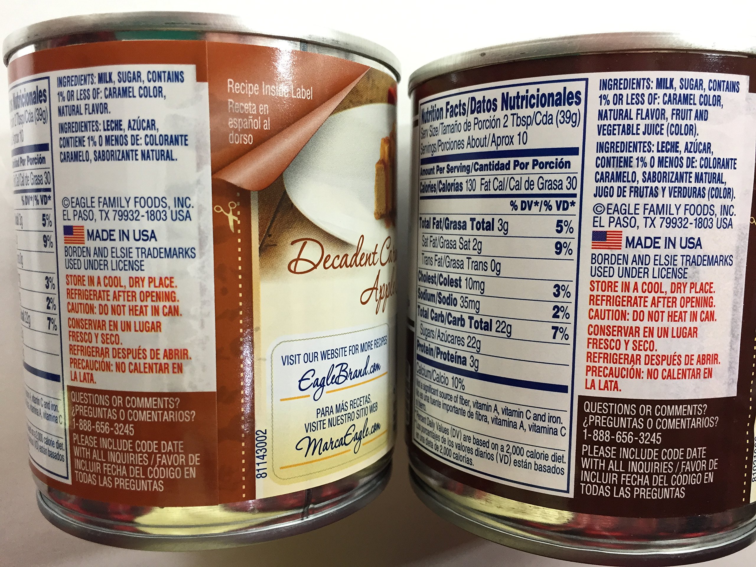 Galleon Eagle Brand Limited Edition Flavors One Each, Caramel