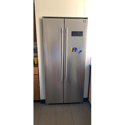 Buy FORNO Salerno 33 in. Refrigerator Stainless Steel Freestanding  Side-by-side 15.6 cu.ft CSA Approved, LED Display Online in Indonesia.  B08KPMWYY5