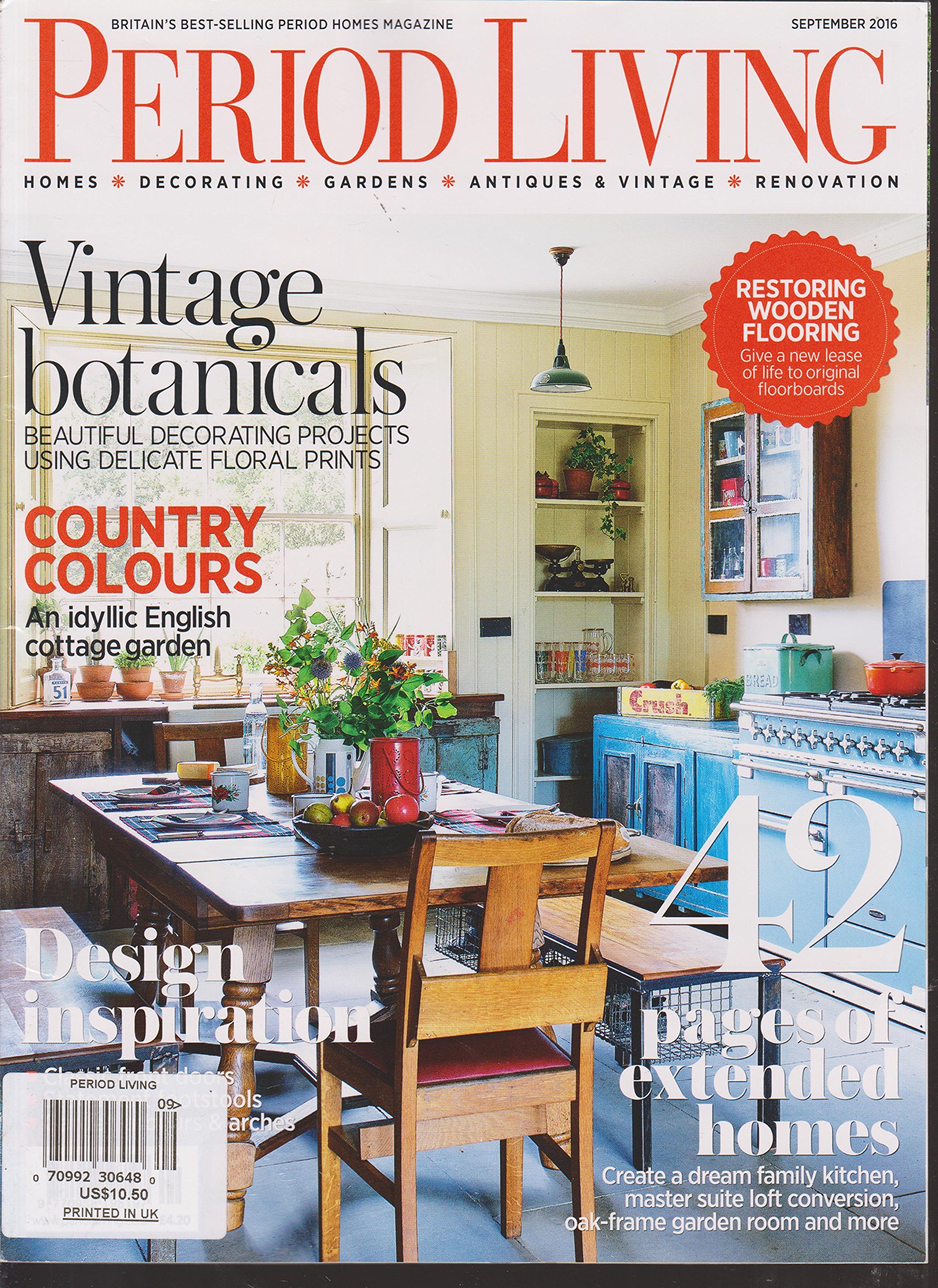 Period Living Magazine September 2016 Various Amazoncom - 