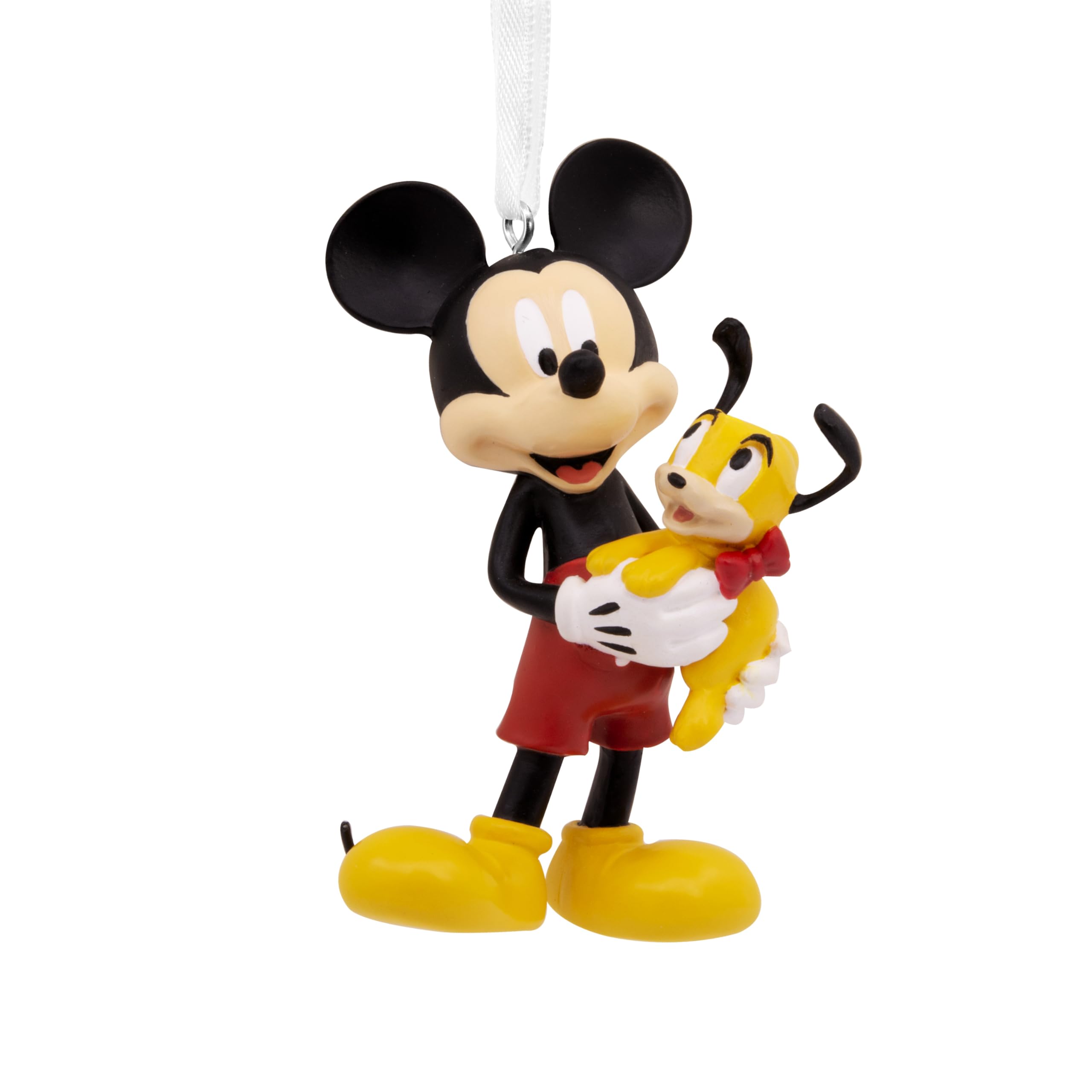 Photo 1 of **MINOR DAMAGE - USED**
Hallmark Disney Mickey Mouse Holding Puppy Christmas Ornament