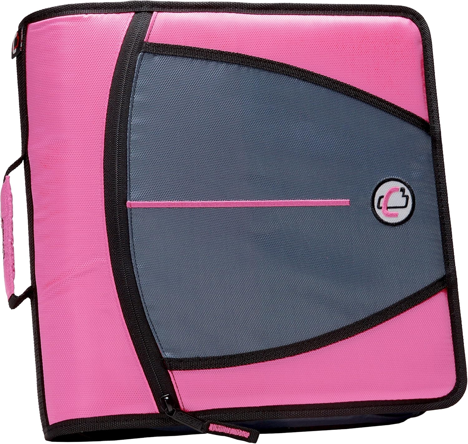 Case-it Mighty Zip Tab 3-Inch Zipper Binder, Purple, D-146-PUR : Ring Binders : Office Products