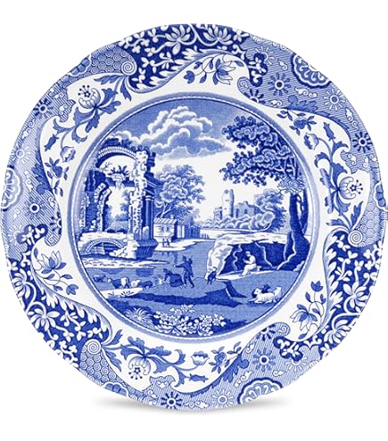 Spode BlUE BLOOM コレクションウイロウ27センチ皿6枚セット
