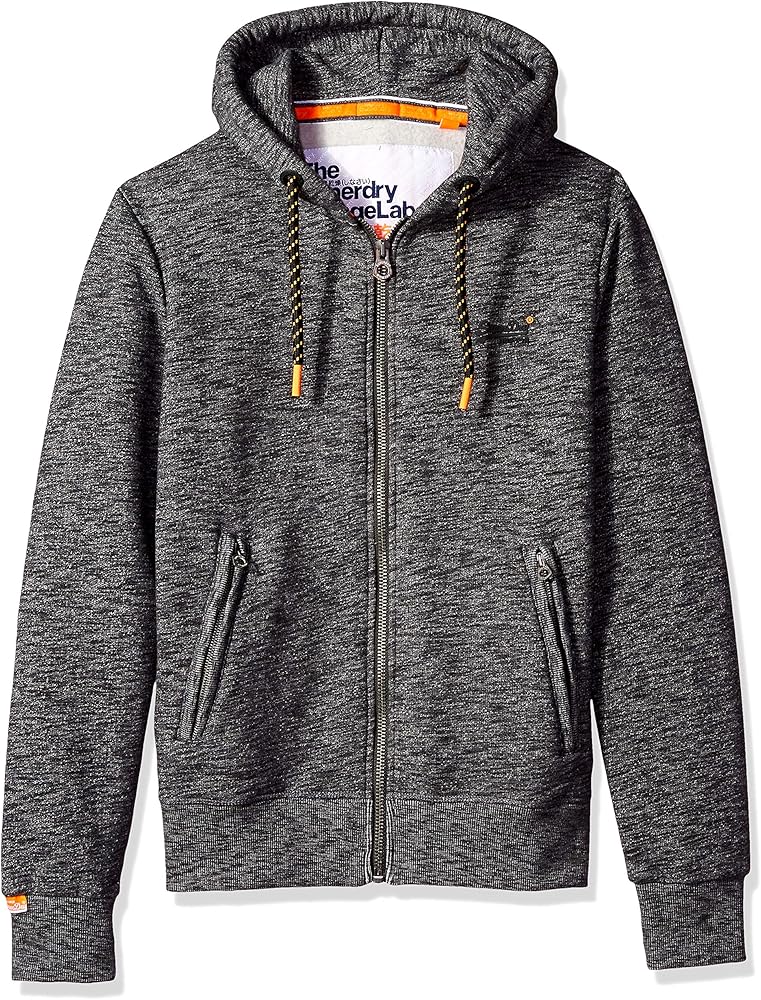 orange label hyper pop zip hoodie