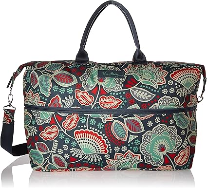 vera bradley lighten up expandable travel bag