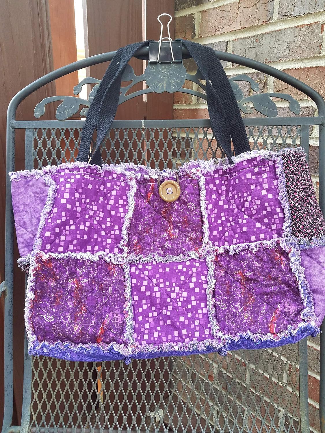 rag quilt purse