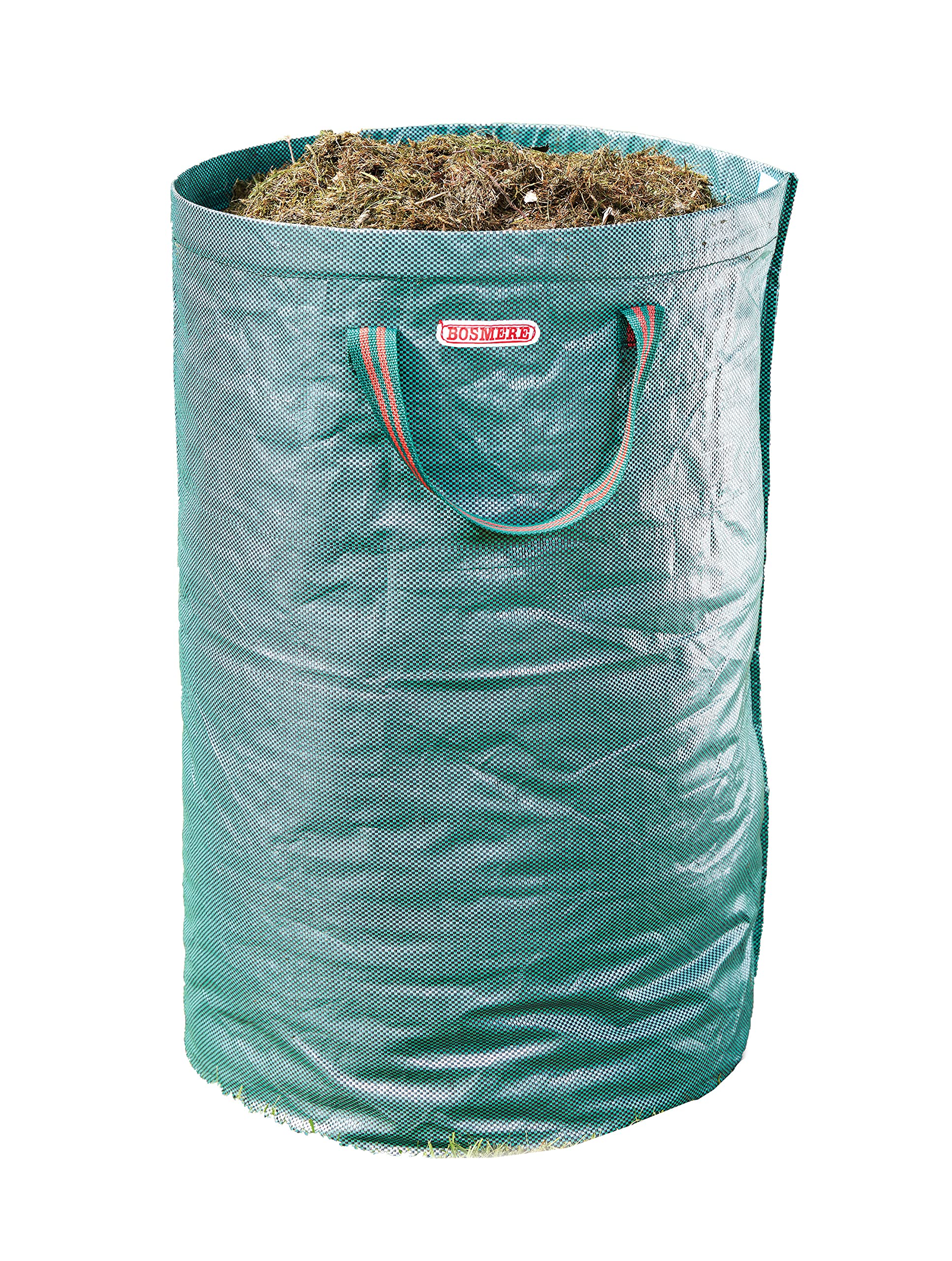 Bosmere | Heavy Duty Garden Bag, Large Reusable Garden Waste Tip Bag, Heavy Duty, Premium Quality, Extra Strong | 124L (H76.2 cm, D46 cm) | G525, Green