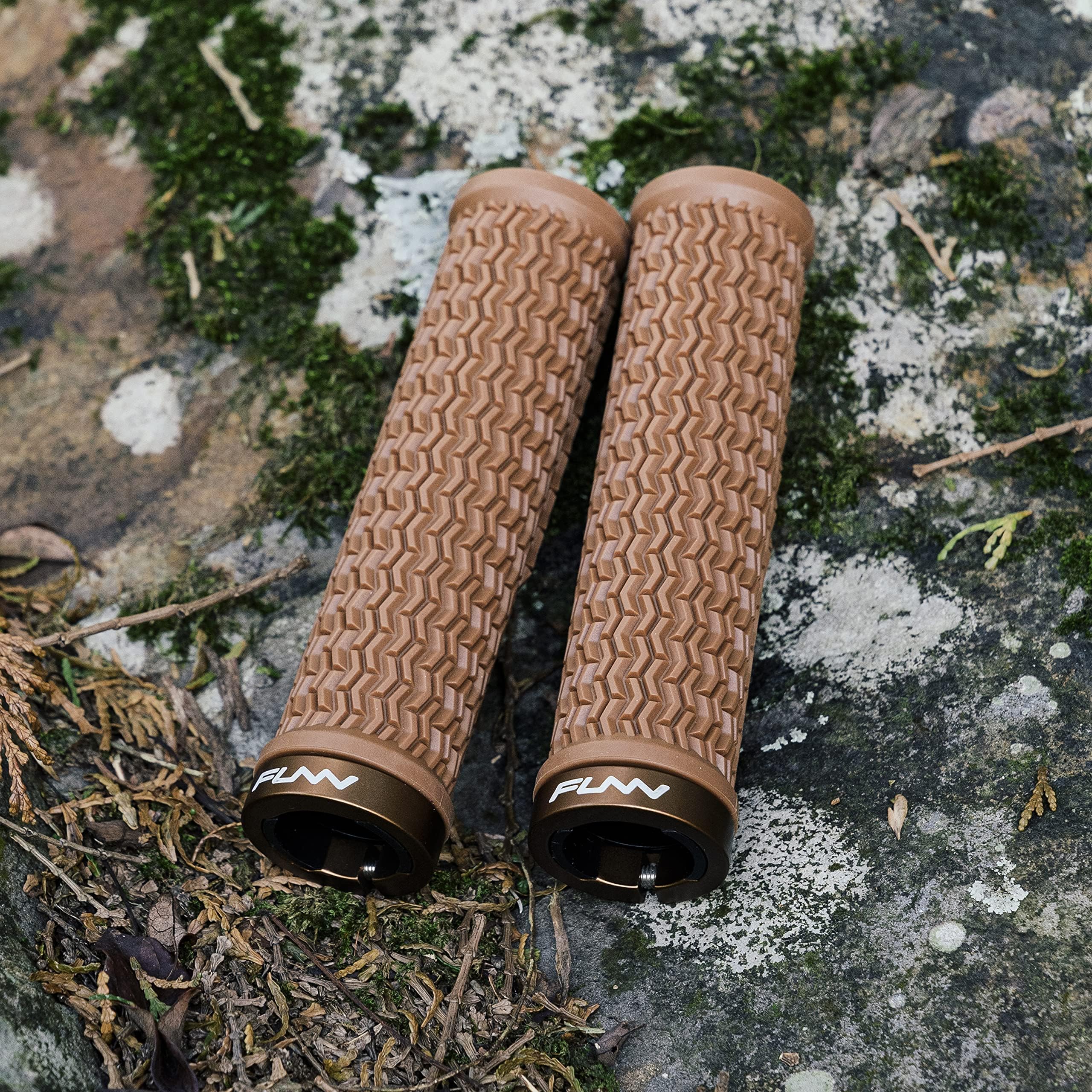 Bicycle Handlebar Grips Funn Holeshot Mountain Bike Grips With