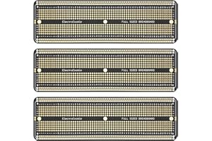 ElectroCookie PCB Prototype Board Large Solderable Breadboard for Electronics Projects Compatible for DIY Arduino Soldering Projects, Gold-Plated (3 Pack, Matte Black)