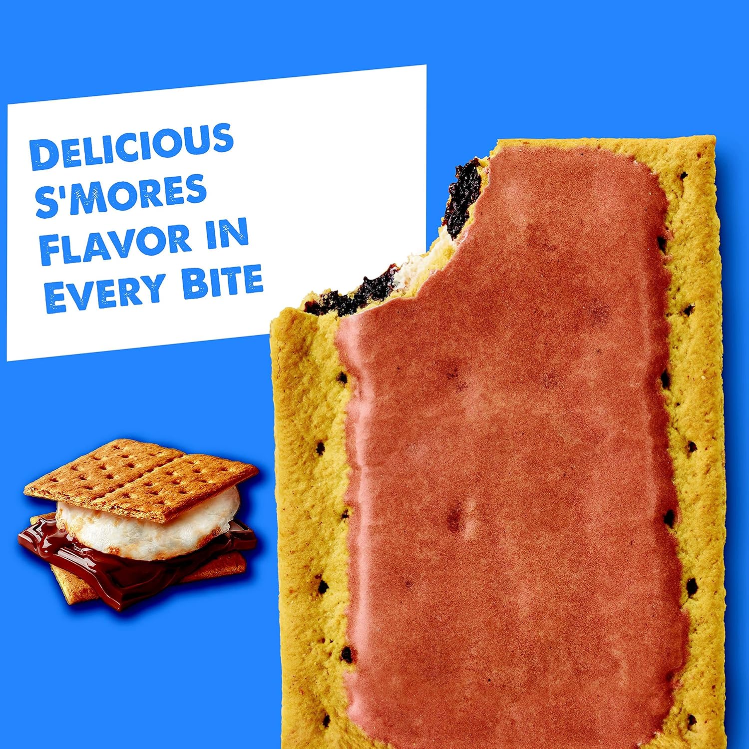 Amazon Com Kellogg S Pop Tarts Frosted S Mores Toaster Pastries Fun Breakfast For Kids 13 5oz Box Pack Of 8