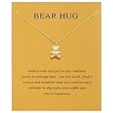 Baydurcan Teddy Bear Necklace Grief Gifts for Women