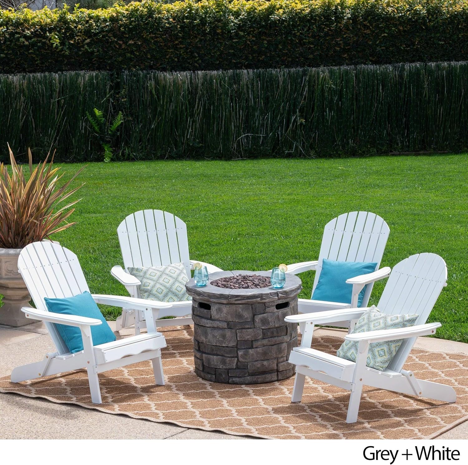 Amazon Com Christopher Knight Home Maison Outdoor 5 Piece