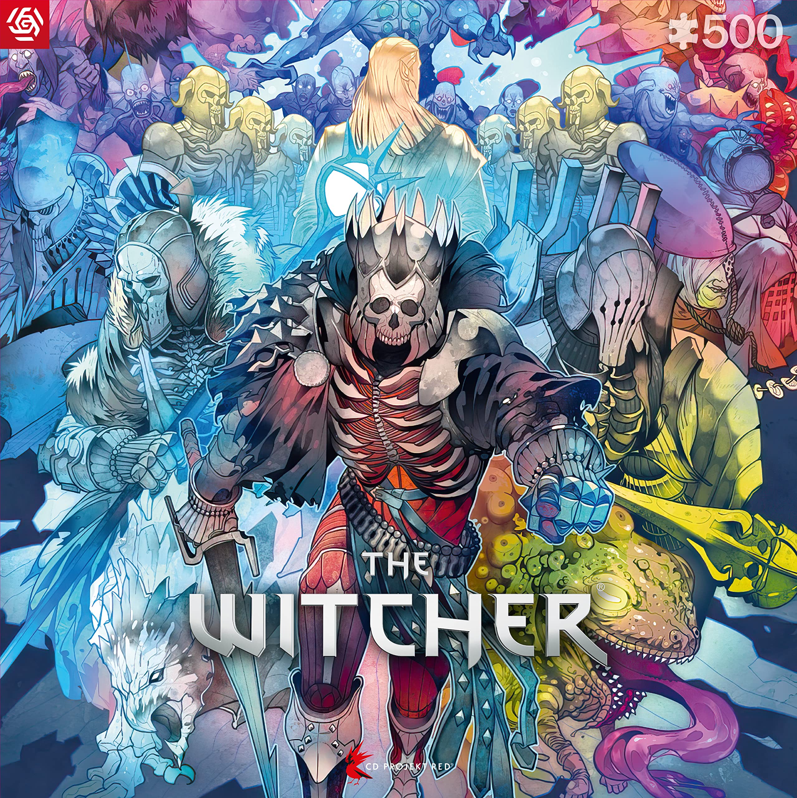 Good Loot Gaming Puzzle The Witcher Monster Faction 500 Piece Puzzle Game Artwork for Adults 34x48cm