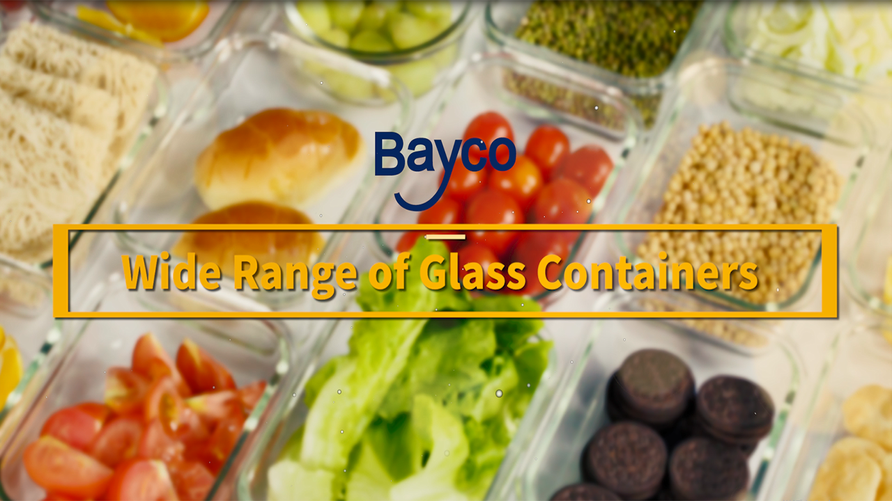 Bayco Glass Food Storage Containers with Lids, [18 Piece] Glass Meal