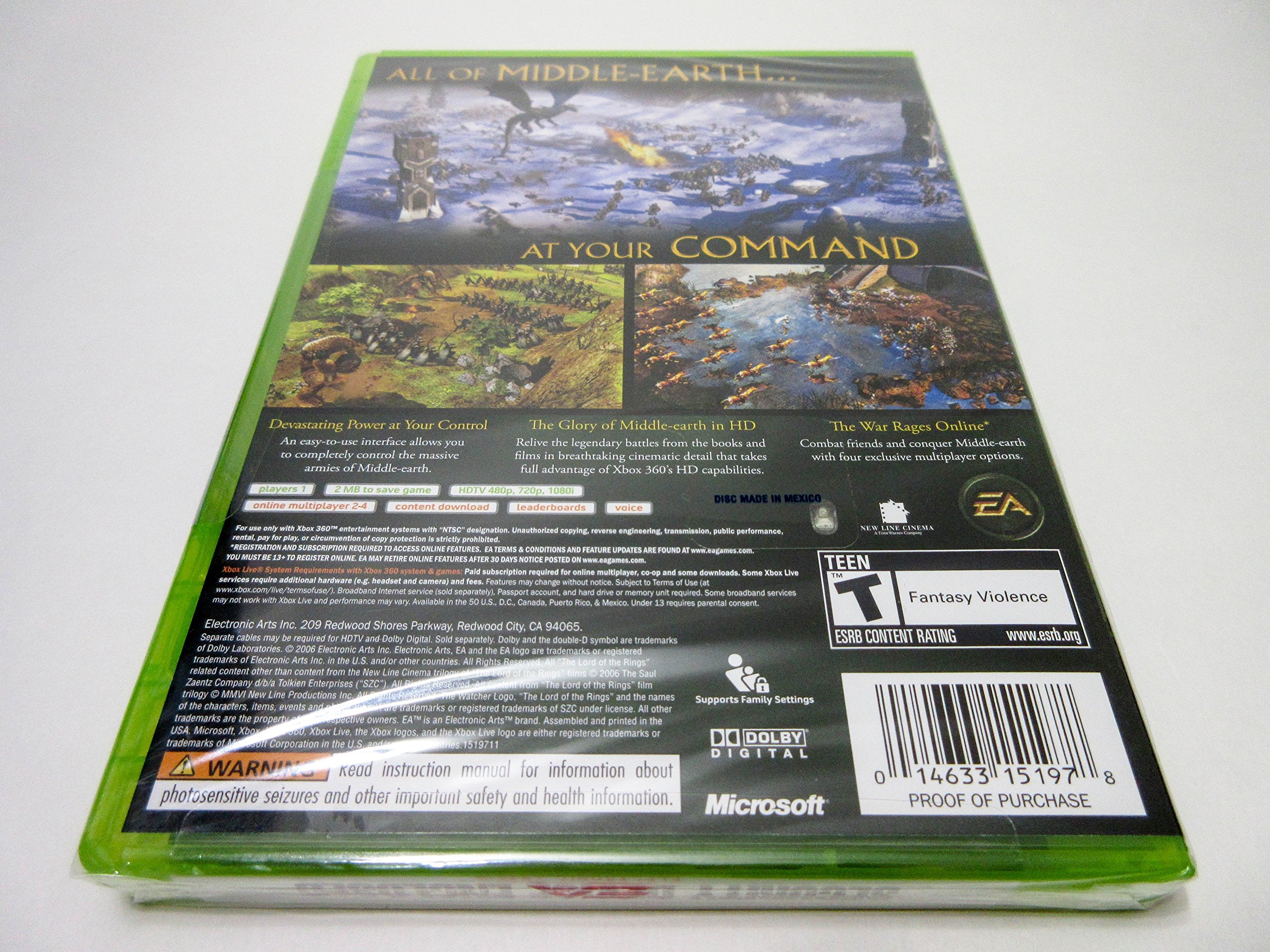 The Lord of the Rings: The Battle for Middle-Earth II - Xbox 360