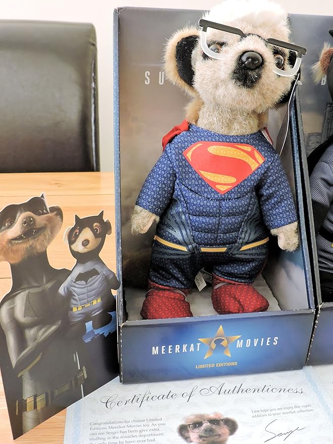 superman meerkat toy