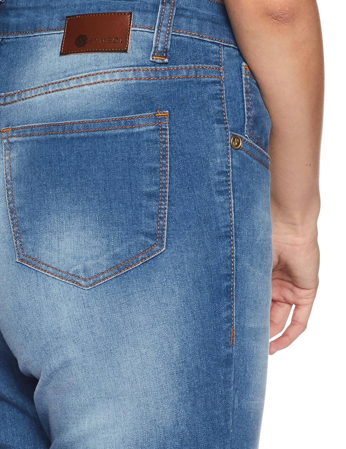 symbol amazon brand women's skinny fit jeans