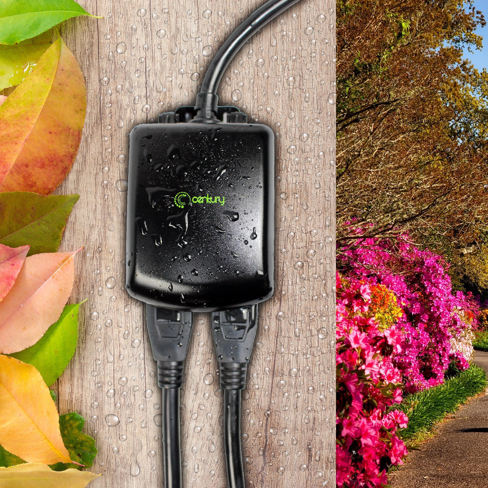 Century Compact Outdoor Mechanical 24 Hour Programmable Dual Outlet TimerPlug 857333007011 eBay