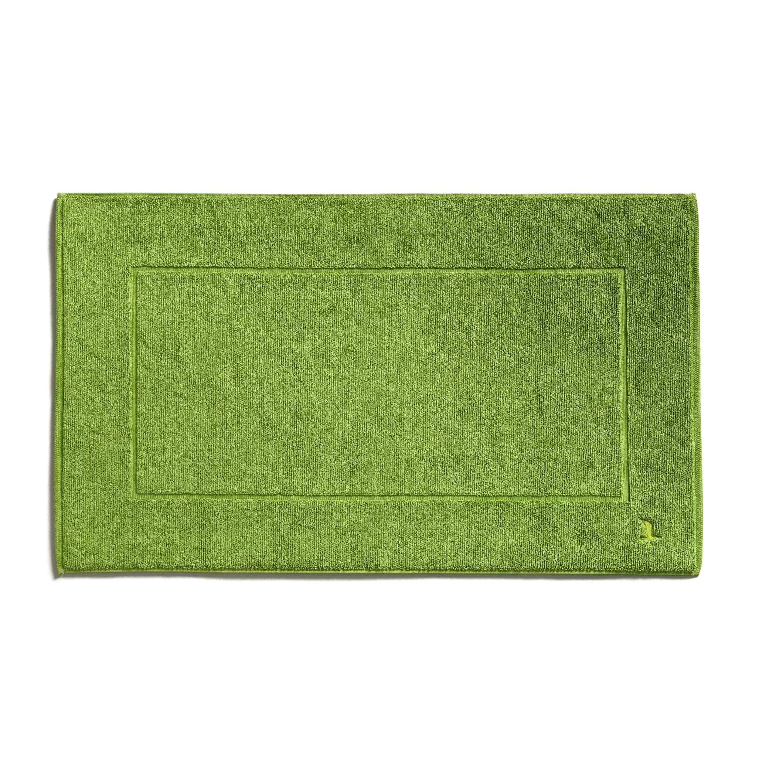 möve Superwuschel bath mat 60 x 100 cm made of 100 % cotton, peridot