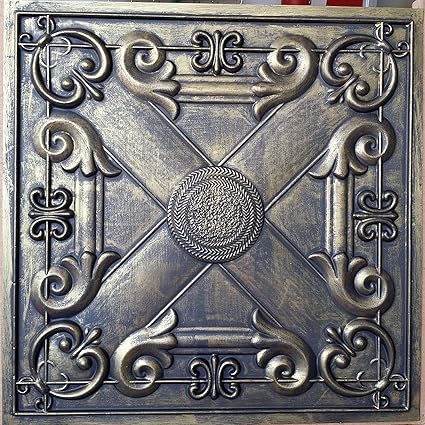 Amazon Com Plastdecor Tin Ceiling Tile In Faux Finishes Ancient
