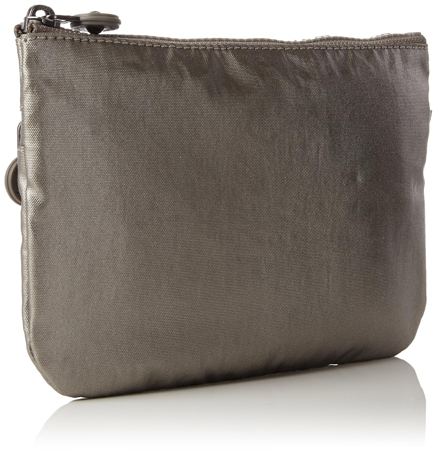 kipling small pouch - ness metallic pewter,f