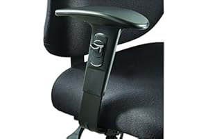 Safco Products 3399BL Adjustable Width Arm Set for use with Alday 3391, Vue 3394 and 3397 Chairs (Sold Separately), Black