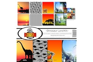 Reminisce Kit de collection de scrapbooking DINO-200 Dinosaur Land