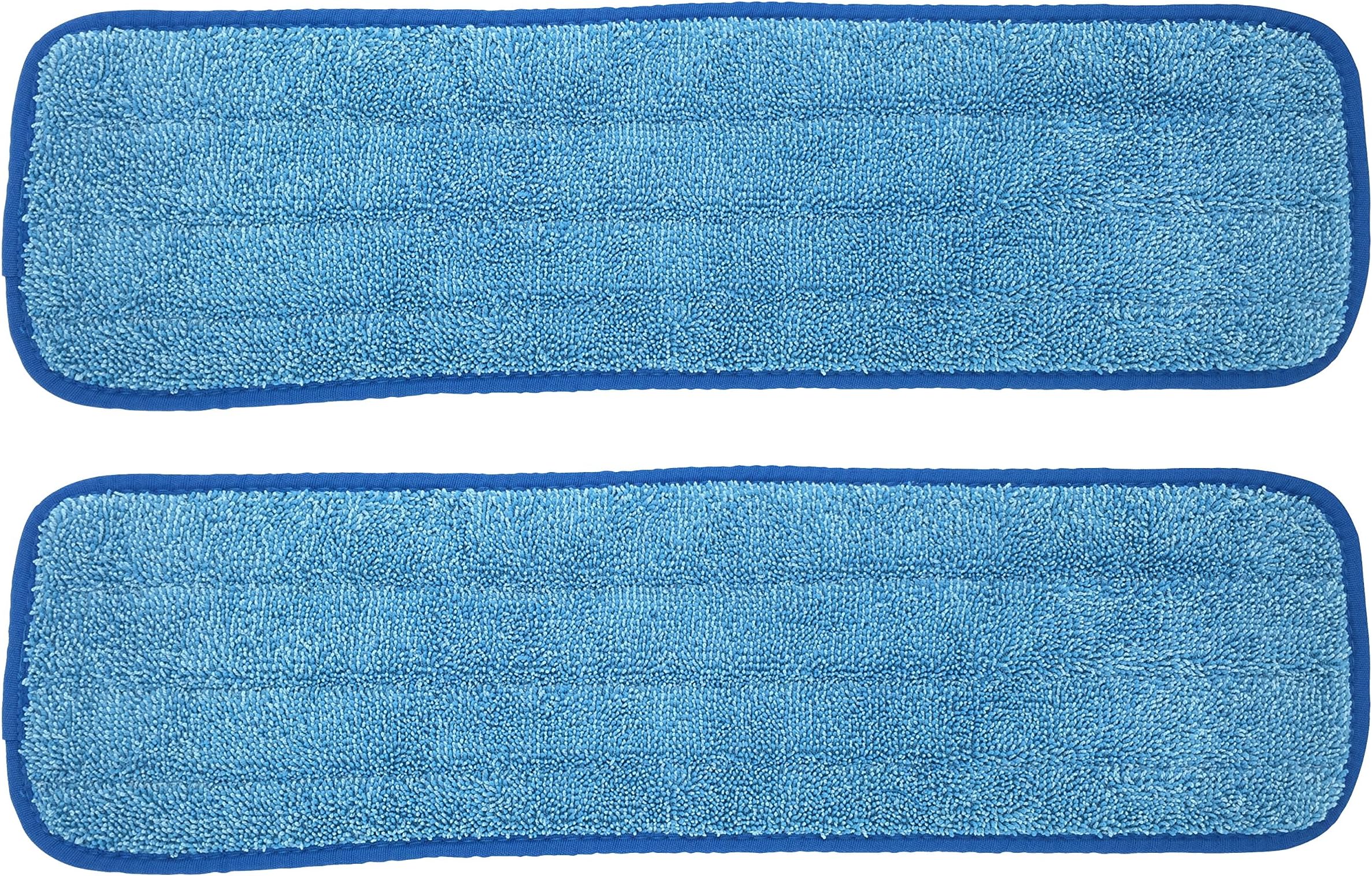 Xanitize Microfiber Replacement Mop Pad, Wet & Dry Home & Commercial Cleaning Refills - Fits 18 and 20 (2-pack)