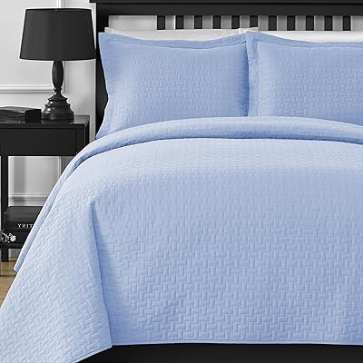 Comfy Bedding Lightweight Wireless Thermal Pressing Set, Blue