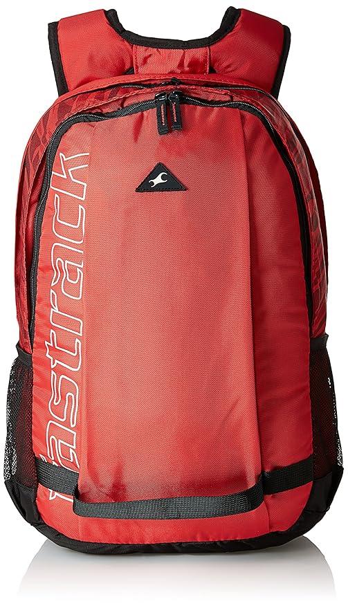 fastrack red backpack