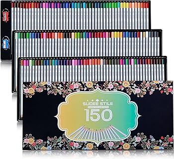 SUDEE STILE Colored Pencils 150 Unique Colors