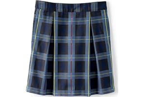 Lands' End School Uniform Girls Plaid Skort Top of Knee