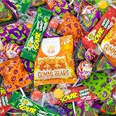 Halloween Candy Individually Wrapped, Trick or Treat Candy, 3 Lb Bag | Gummy Bears, Lollipops, Jaw Breakers, Ewww Beans, Sour Taffies