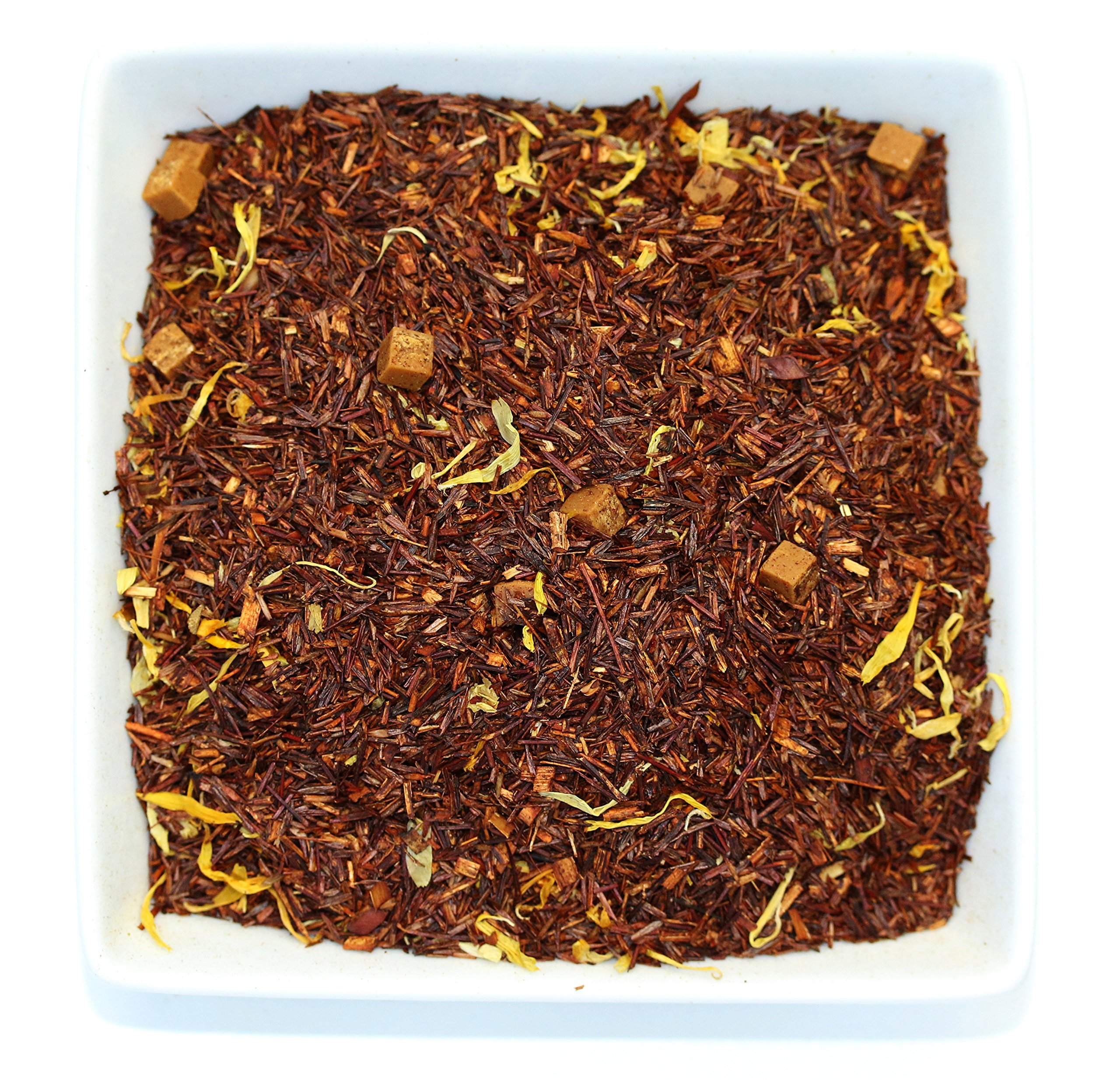 Tealyra Caramel Latte Red Bush Rooibos Loose Leaf Tea Decadent