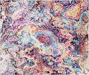 Marble Tapestry and Psychedelic Room Decor (51in.X 59in.) Stoner Decor and Tapestries Trippy with Black Light Effect. Pink, Purple, Blue, Gold Tie Dye Tapestry for Bedroom or Living Room