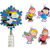 Hallmark Peanuts Mini Christmas Tree Topper and Ornaments, Set of 5