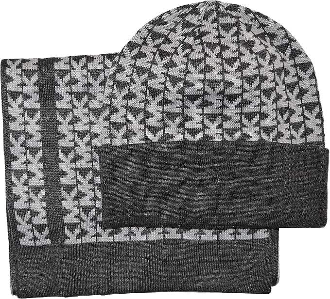 michael kors scarf and beanie set