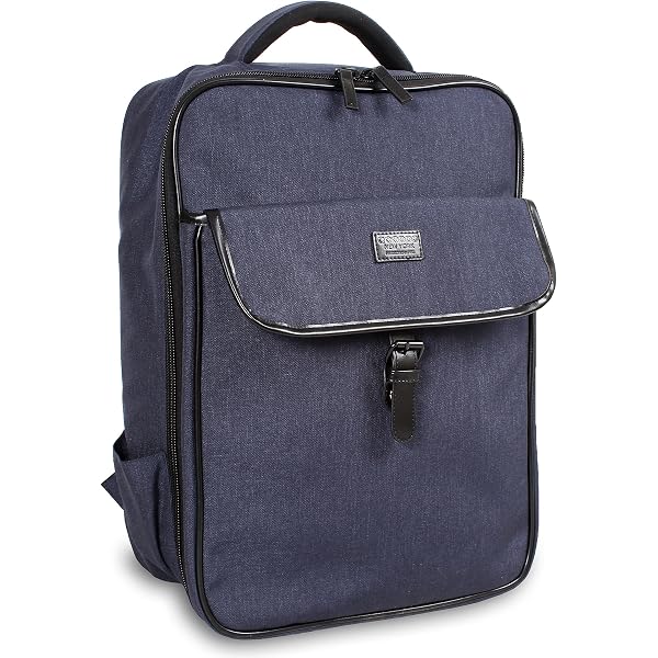 J World New York Rectan Laptop Backpack - Orchid Color, Side Opening Sleeve