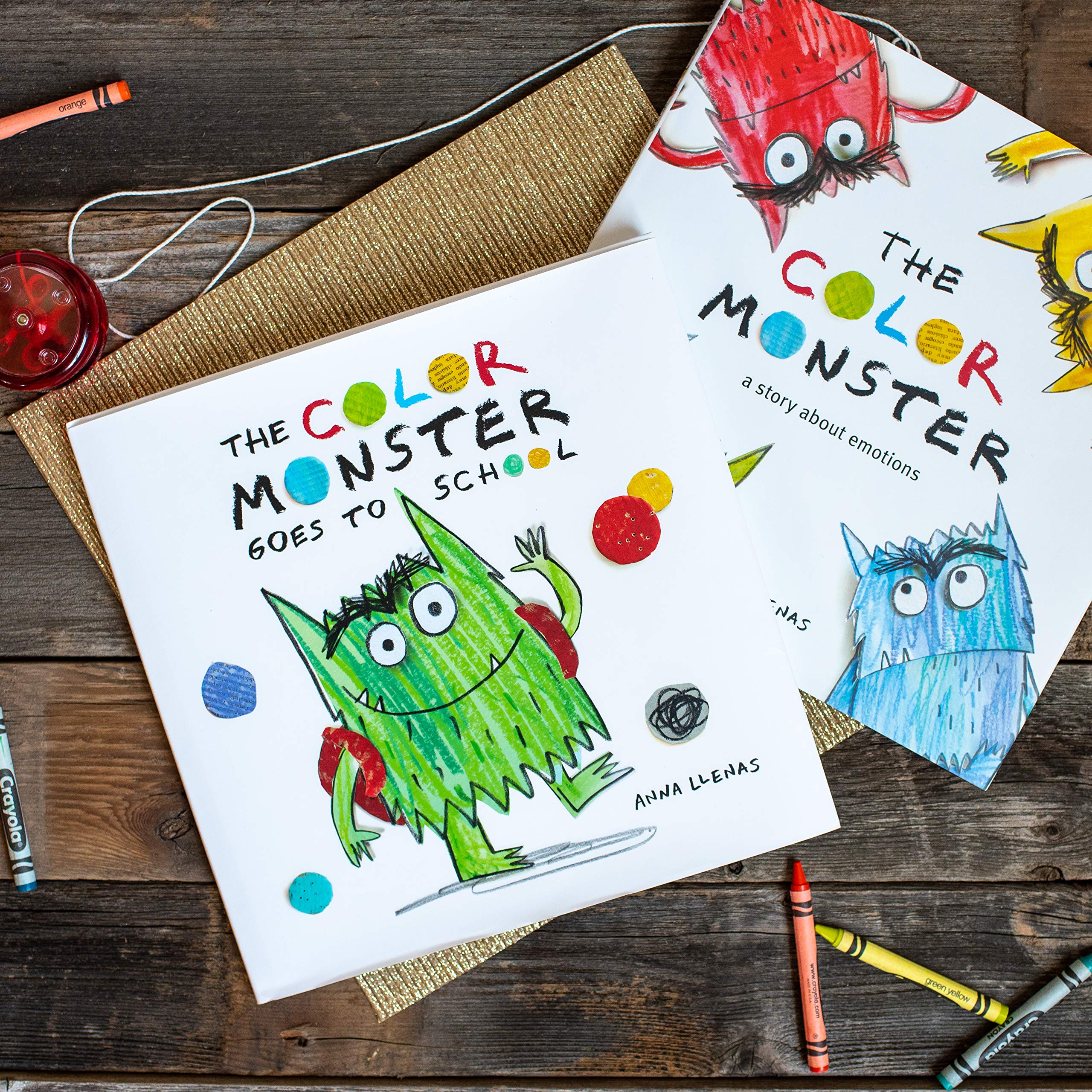The Color Monster Goes to School (The Color Monster, 2)