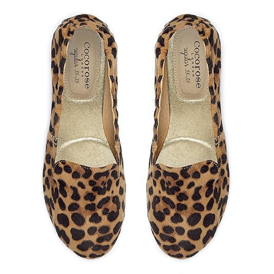 Hand-Crafted Oldable Ballet Pumps Dots And Leopard