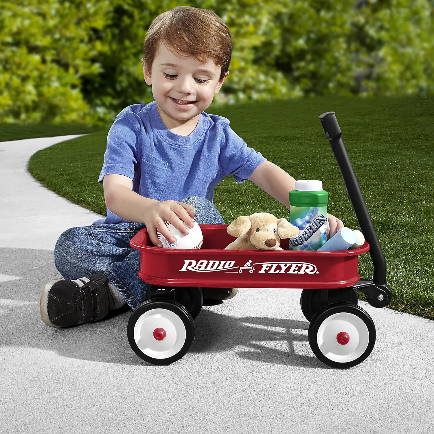 radio flyer pull along wagon
