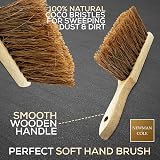 Newman and Cole Natural Wooden Hand Brush Coco Soft Hard Bristle view 2