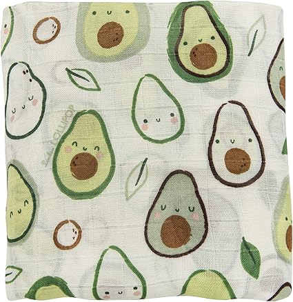 avocado muslin blanket