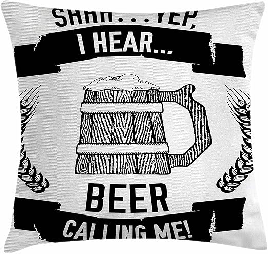 Amazon Com Lunarable Man Cave Throw Pillow Cushion Cover I Hear