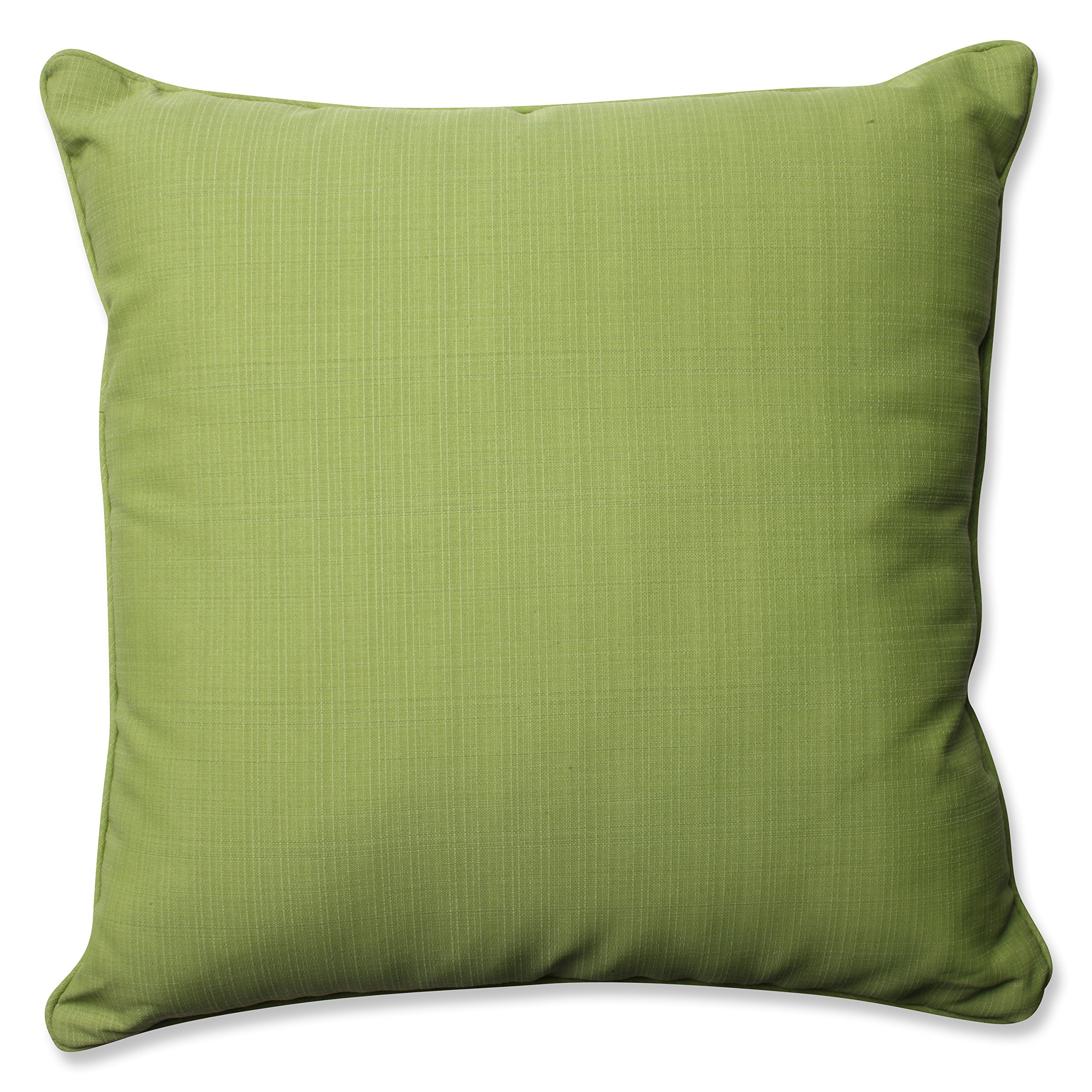 Pillow Perfect Outdoor/Indoor Forsyth Floor Pillow, 25", Solid, Kiwi