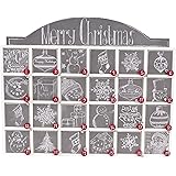 Chalkboard Wooden Advent Calendar with Doors from Primitives by Kathy