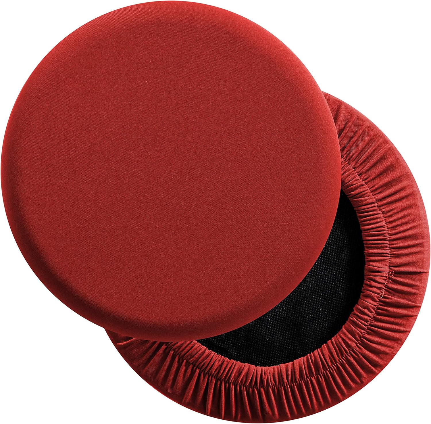 LUSHVIDA Round Bar Stool Covers Super Soft and Washable