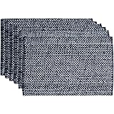 Amazon.com: Sweet Home Collection 100% Cotton Placemats for Dining Room ...
