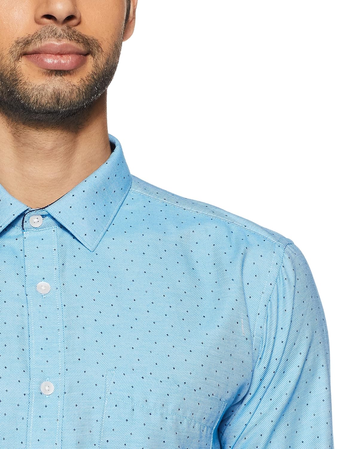 symbol amazon brand men's slim fit formal shirt