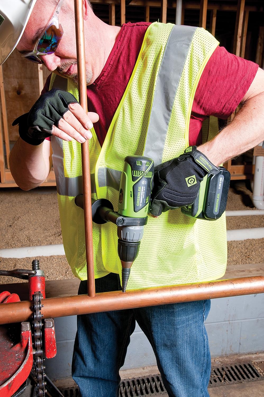 Drilling holes in copper pipes?